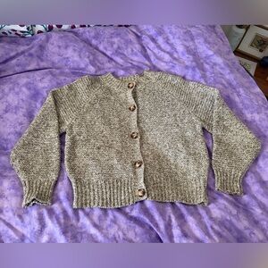 Universal Thread Speckled olive green Cardigan sweater